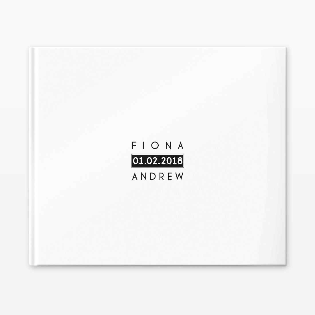 Art Deco Photo Book - Wedding Stationery Photo Albums
