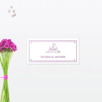 Fairytale Table Number - Wedding Stationery Fairytale Place Card