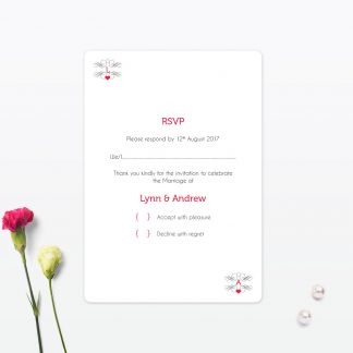 Las Vegas Wedding RSVP Card