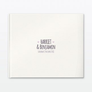 Country Bunting Wedding Photo Album