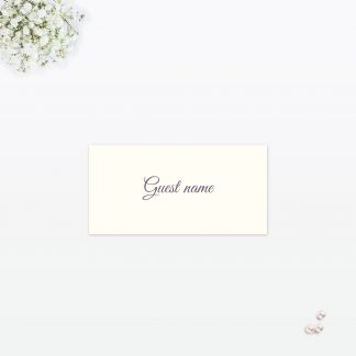 Floral Lace Place Card