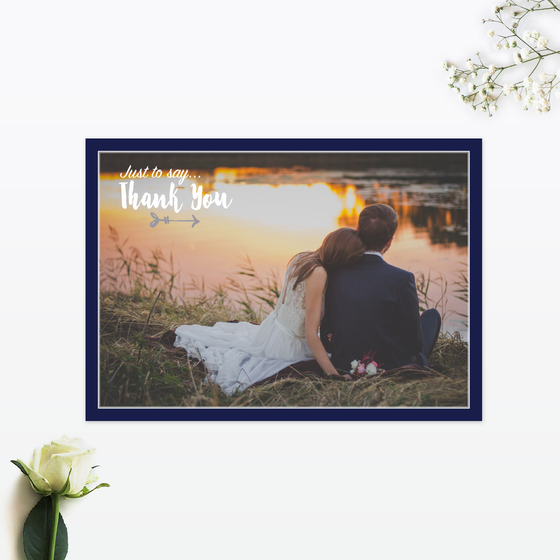 Flora and Fauna Thank you card - Wedding Stationery Flora and Fauna Thank you card