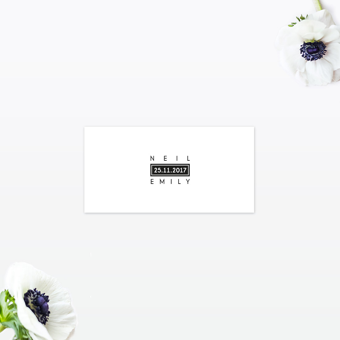 Art Deco Place Card - Wedding Stationery Art Deco Place Card - Image 2