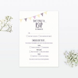 Country Bunting RSVP