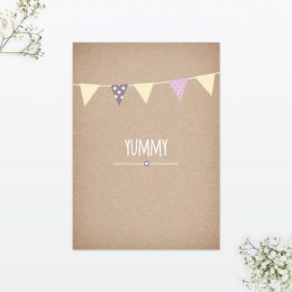 Country Bunting Table Menu