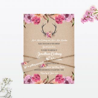 Country Rustic Wedding Stationery