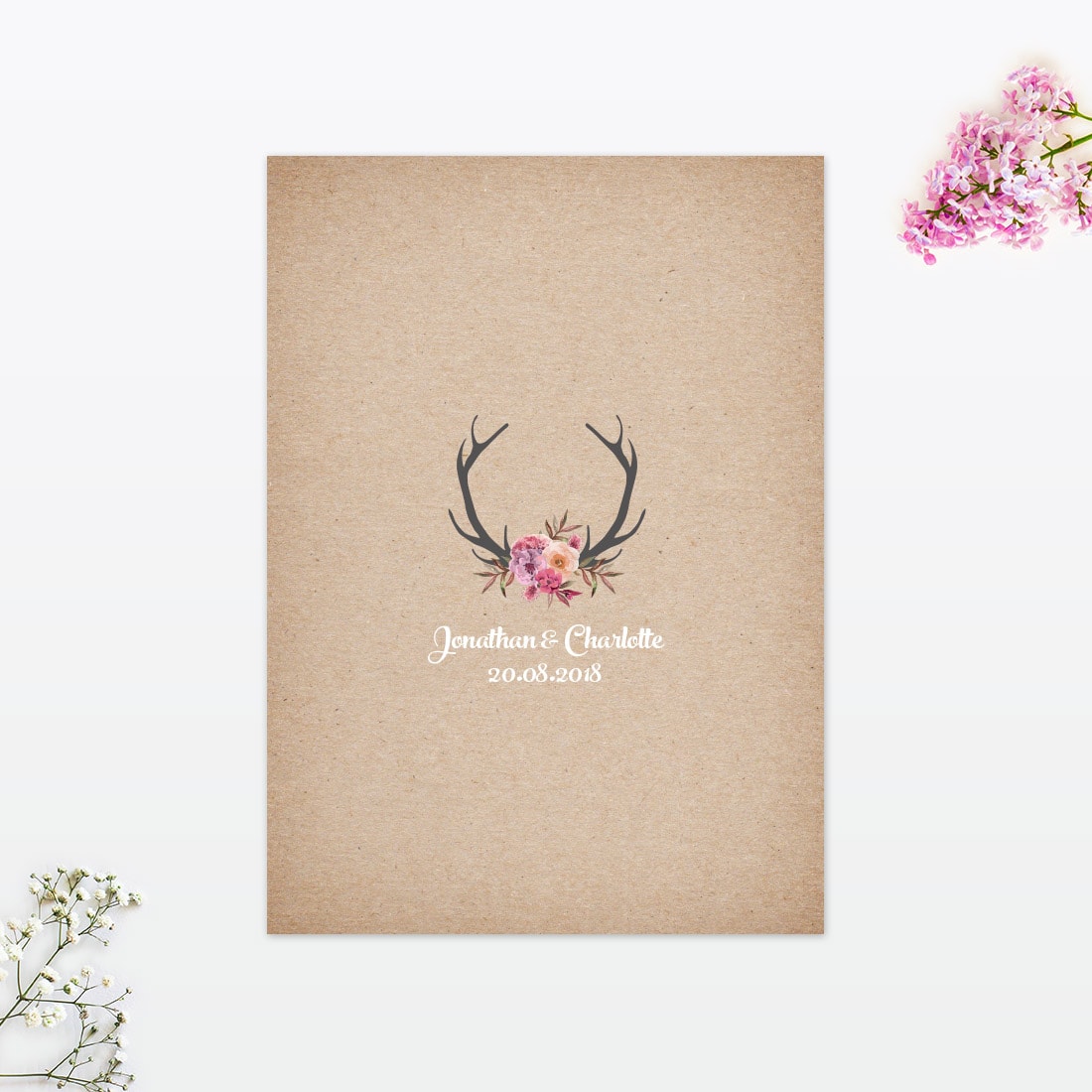 Country Rustic Additional Information - Wedding Stationery Country Rustic Additional Information - Image 2