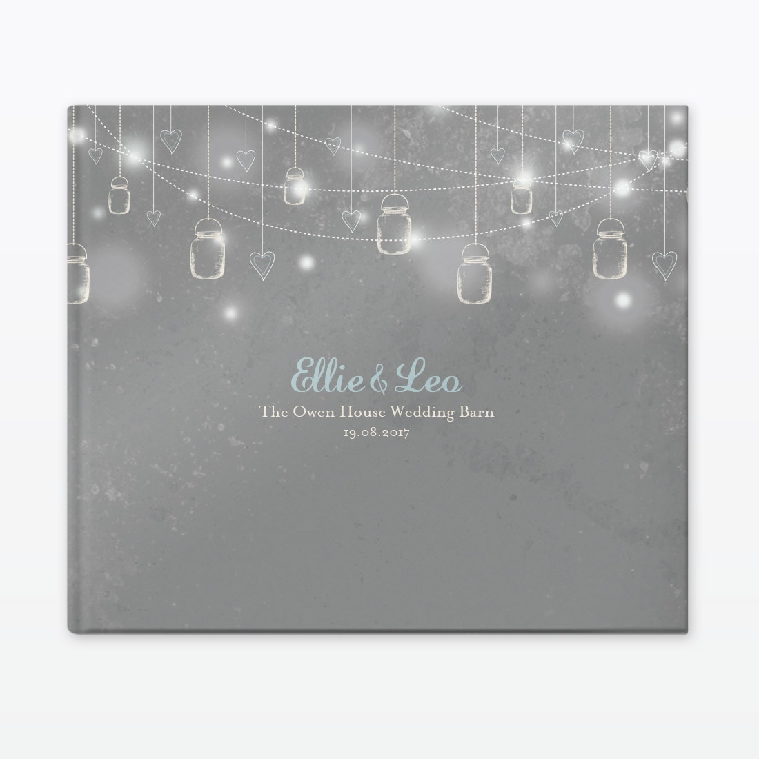 Hearts and Lanterns Photo Book - Wedding Stationery Hearts and Lanterns Photo Book