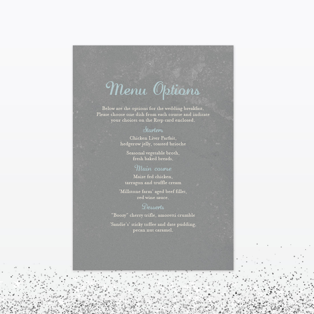 Hearts and Lanterns Invitation Menu - Wedding Stationery hearts and lanterns wedding invitation menu