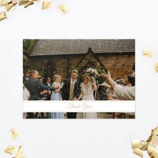 Hollywood Glamour Thank You Card - Wedding Stationery Hollywood Glamour Thank You Card
