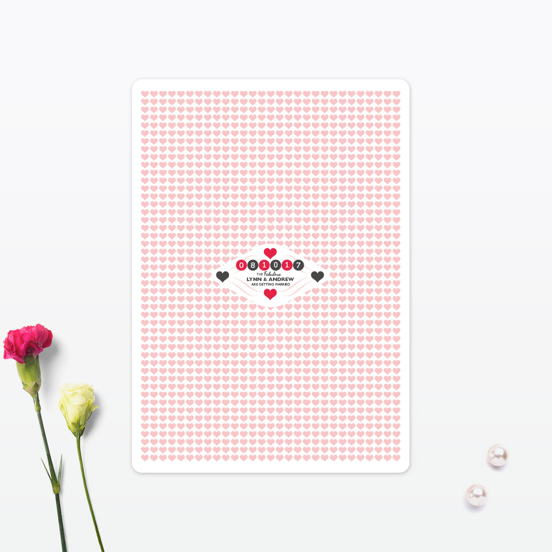 Viva Las Vegas Save the Date - Wedding Stationery Las Vegas Save The Date 2