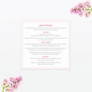 Invitation Menu