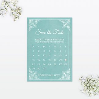 Vintage Chic Save the Date - Wedding Stationery Vintage Chic Save the Date