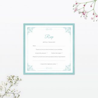 Vintage Chic RSVP - Wedding Stationery Vintage Chic RSVP