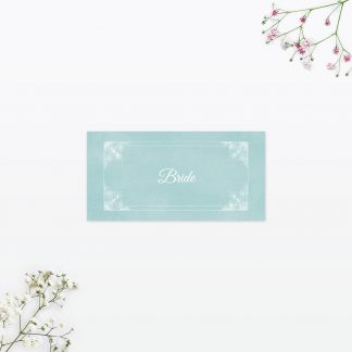 Vintage Chic Place Card - Wedding Stationery Vintage Chic Place Card