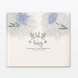 Watercolour Flora Photo Book - Wedding Stationery Watercolour Flora Photo Book