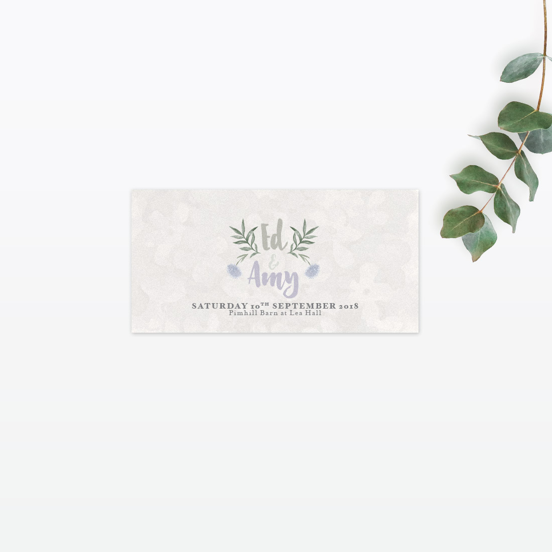 Watercolour Flora Place cards - Wedding Stationery Watercolour Flora Place cards - Image 2