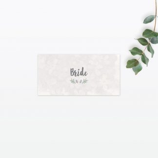 Watercolour Flora Table Menu - Wedding Stationery Watercolour Flora Place cards