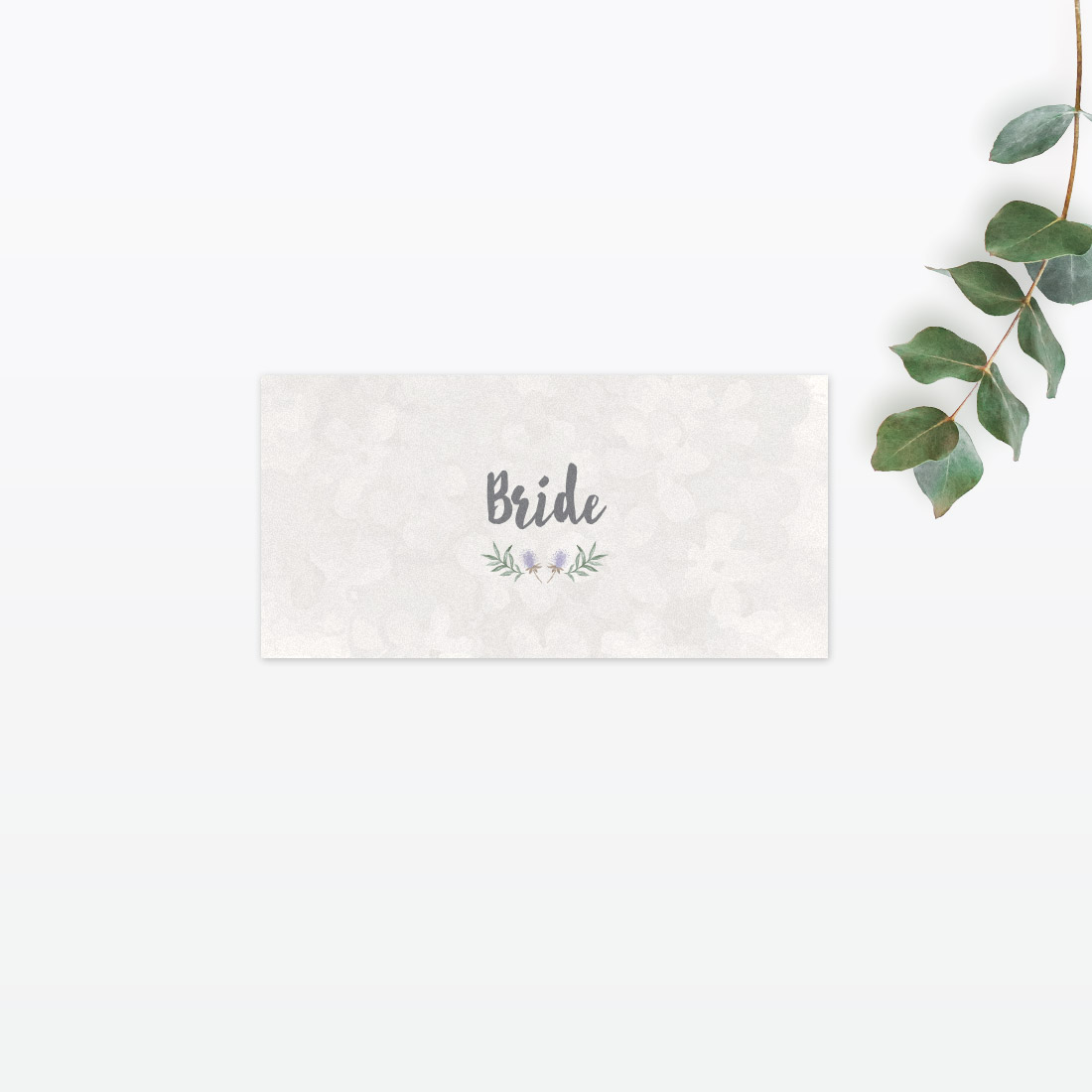 Watercolour Flora Table Menu - Wedding Stationery Watercolour Flora Place cards