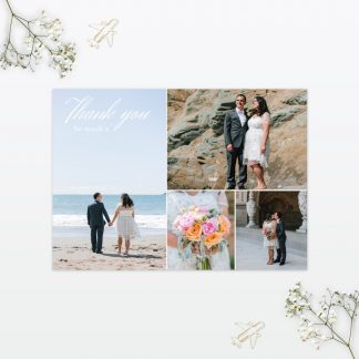 Destination Thank you card