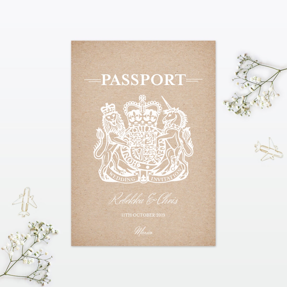 Destination Wedding Invitation - Wedding Stationery Destination Wedding Invitation - Image 4