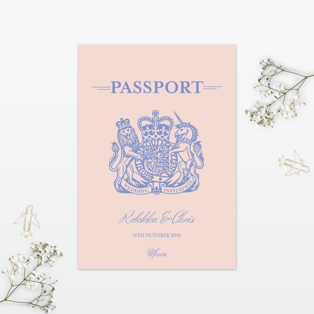 Destination Wedding Invitation - Wedding Stationery Destination Wedding Invitation - Image 3