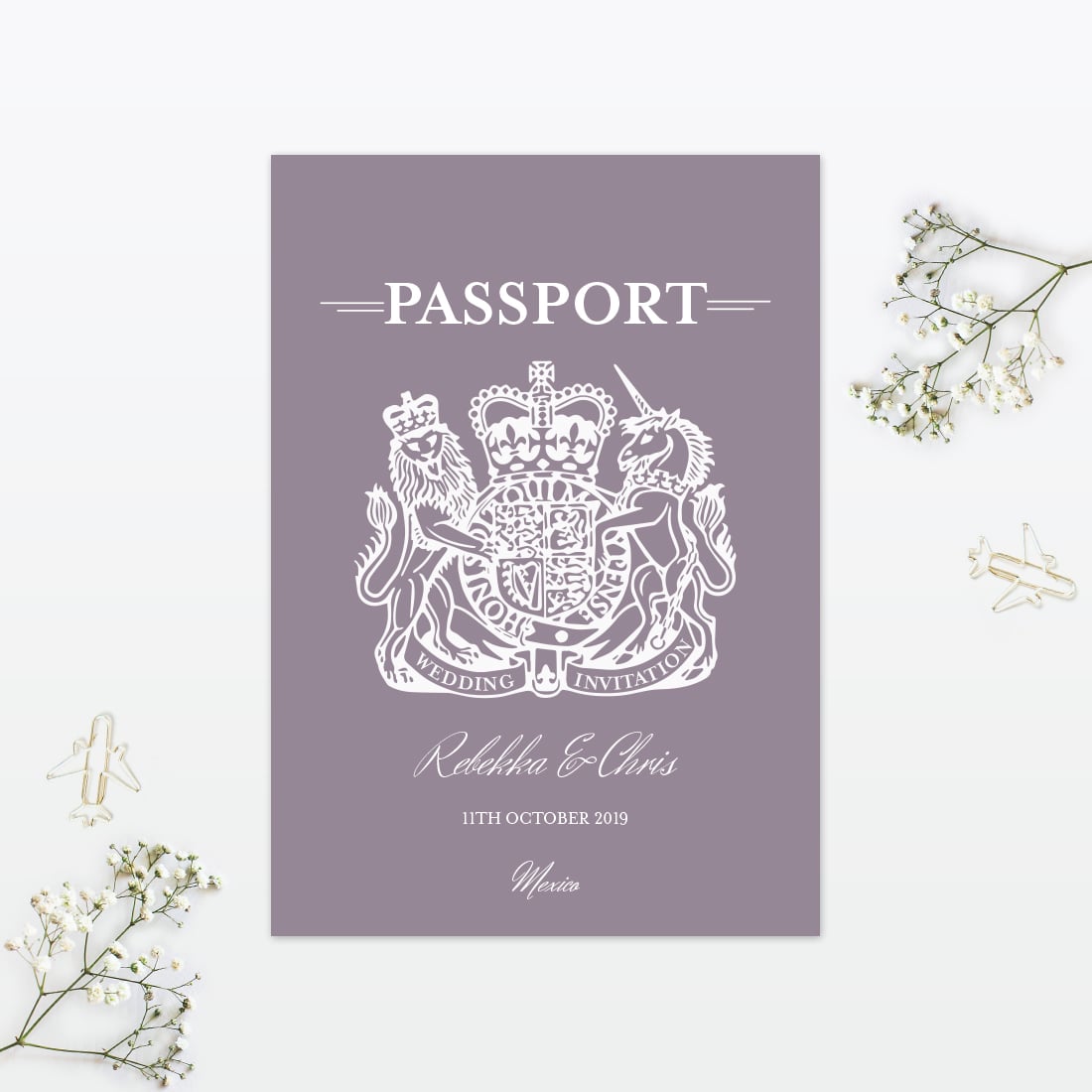 Destination Wedding Invitation - Wedding Stationery Destination Wedding Invitation - Image 2