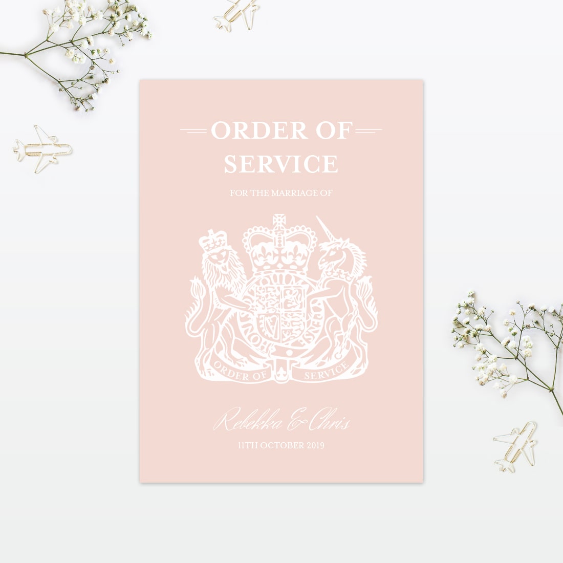 Destination Order of Service - Wedding Stationery Wedding Passport Order Of Services Destination Love Invited