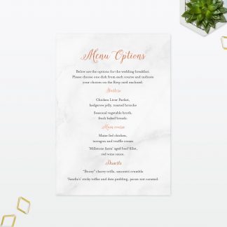 Geometric Invitation Menu - Wedding Stationery Wedding Invitation Menu Geometric Foil Love Invited