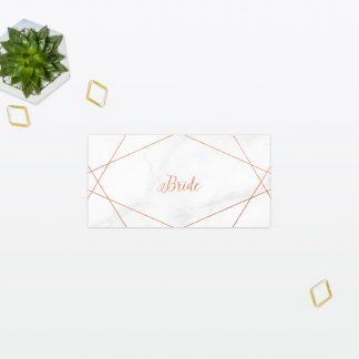 Geometric Place cards
