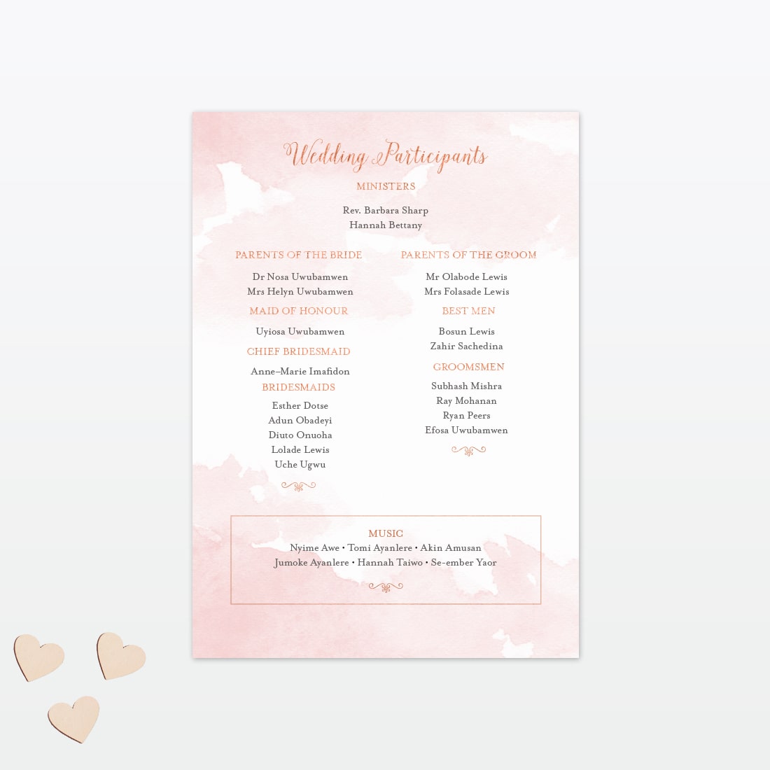 Sweetheart Order Service - Wedding Stationery Sweetheart Order Service - Image 3