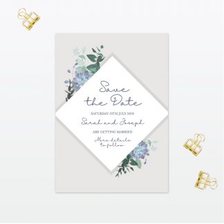 Botanical Wedding Save The Date Love Invited