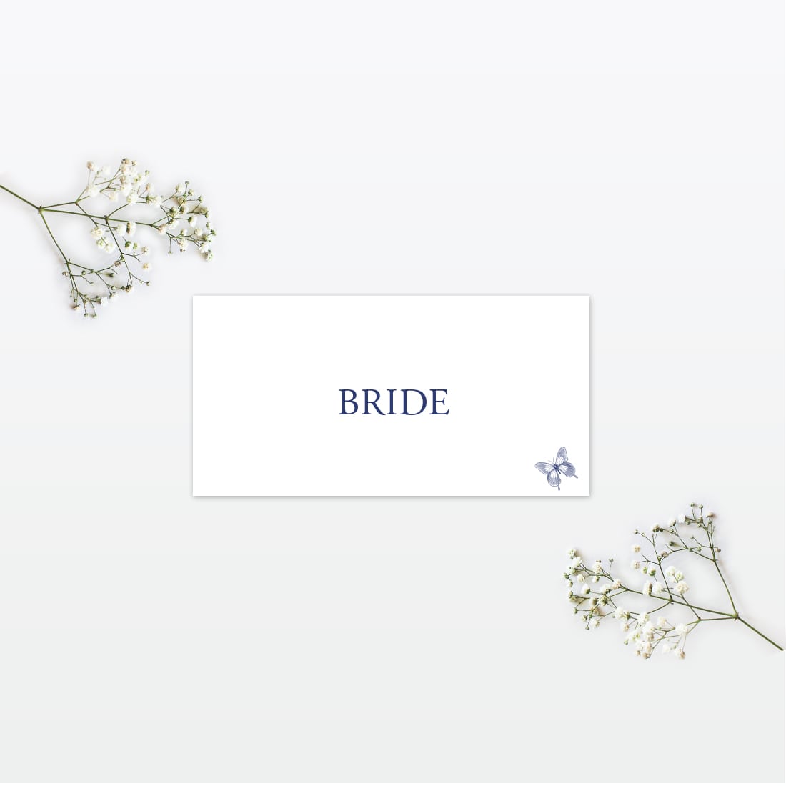 Beautiful Butterfly Place cards - Wedding Stationery Beautiful Butterfly wedding place card Love Invited