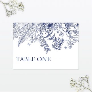 Beautiful Butterfly wedding table number Love Invited