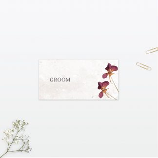 Spring Blossom Place cards - Wedding Stationery Spring blossom wedding place card vintage Love Invited