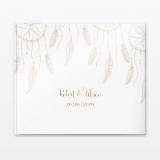 Dreamcatcher Photo Book - Wedding Stationery dreamcatcher wedding photo book min