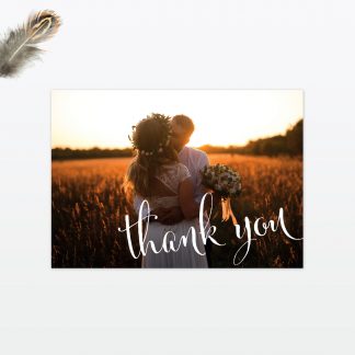 Dreamcatcher Thank You Card - Wedding Stationery dreamcatcher wedding thankyou card